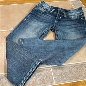 EUC VIGOSS Blue Denim Jean Capris